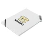 NAUGHTYのNAUGHTY BEARくん Notebook :placed flat