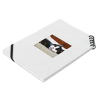 ニャーニャーニャーの寝たネコ Notebook :placed flat