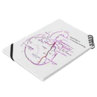 柴田愛禾 MegumiShibataの心臓の解剖図（血管） Notebook :placed flat