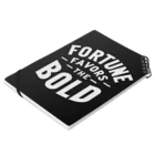 Nexa Official Shop のFortune Favors The Bold Notebook :placed flat