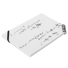 J-calligraphyのJapanese calligraphy WAKA Notebook :placed flat