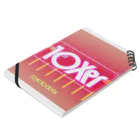 Logic RockStar の10Xer RED Notebook :placed flat