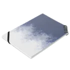 dizzyのWillow (Blue gray) Notebook :placed flat