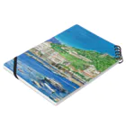 がぶちゃんのイタリアの港の風景 Notebook :placed flat