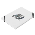 猫の森の開発者猫 Notebook :placed flat