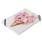 Heeminy Homeのアイスクリームブーケ　ピンク系 Notebook :placed flat