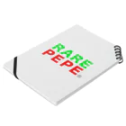 RAREPEPE®公式グッズ販売のRAREPEPE®公式グッズ販売 Notebook :placed flat