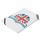 イギリス英語の手帖のあ！イギリス英語聞かないと Notebook :placed flat