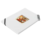 nekodoragonの火噴き猫ドラゴン Notebook :placed flat