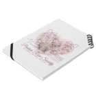 EpocherishのPinkish rose society  Notebook :placed flat