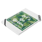 Island Leaf Palau のLet's Go Green with Island Leaf Palau Notebook :placed flat