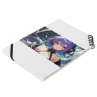 pukurou2096の紫髪のオッドアイ美少女 Notebook :placed flat