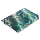 AQUAMETAVERSEのsupとwindsurfingrレース　エンジェル717 2065 Notebook :placed flat