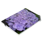 yurisacinの紫陽花（紫） ノートの平置き