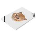 ぶったまショップの子猫のたまちゃん Notebook :placed flat