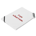 PANNIEのI AM  WHAT I AM Notebook :placed flat