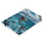 AQUAMETAVERSEのモルジブの大海原で人魚が泳いでいますsanae2074 Notebook :placed flat