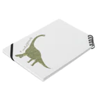 楽園Dinosaurの楽園Dinosaur*プラキオサウルス Notebook :placed flat