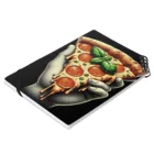yuriseのおしゃれなpizzaのグッズ Notebook :placed flat