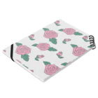 kanamo_shopのrose rose rose  Notebook :placed flat