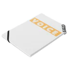 ARTISTIC E&VのVOICE Notebook :placed flat