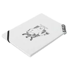 s1o0r0のClassy White Bear Notebook :placed flat