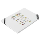 【Yuwiiの店】ゆぅぅぃーのHAND Notebook :placed flat