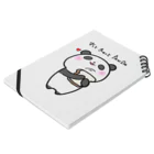 なまいきユルコーン🦄×うさぴよ🐥のずっと ぎゅっと PANDA Notebook :placed flat