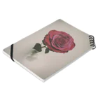 宇宙素敵物集の薔薇 Notebook :placed flat