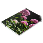 hikagemonoの赤い紫陽花 Notebook :placed flat