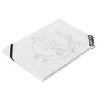 JIN “giving away something good ”のthe celestial sphere(天球） Notebook :placed flat