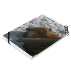落書きboxの雪中の狐（写真） ノートの平置き