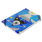 kyon_kyonの碧宙(blue galaxy) Notebook :placed flat