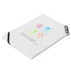 GLITTERLANDの#PEOPLE Notebook :placed flat