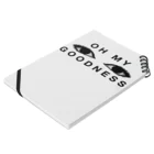 meMEmeのOH MY GOODNESS Notebook :placed flat