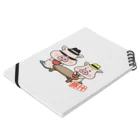 うさぎまるえkawaiishop の豚汁兄弟 Notebook :placed flat