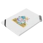 じんねこショップの成金じんねこ Notebook :placed flat