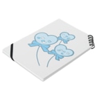 かわいいもののおみせ　いそぎんちゃくのハートの風船 Notebook :placed flat
