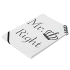 Mr.Rightのおしゃれな千鳥柄ファッションMr.Right Notebook :placed flat