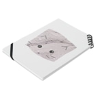 しぱしぱのすなねこ Notebook :placed flat
