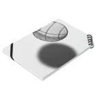 MADE inYOH オフィシャルのバスケットボール Notebook :placed flat