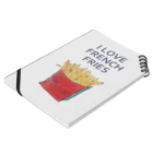 NATSUYA TAKASAKIのI LOVE FRENCH FRIES Notebook :placed flat