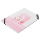 IENITY / MOON SIDEのぎんちゃんといちごみるく Notebook :placed flat