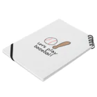 スズナのLet's play baseball Notebook :placed flat