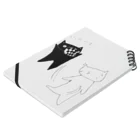 ねこまちランドの僕だけにあてるねこ Notebook :placed flat