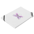 NYARUのΜαγεία ψευδαίσθησηςロゴシリーズ Notebook :placed flat