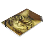 幸せを運ぶ福猫ピー助の幸せを運ぶトラ猫 Notebook :placed flat