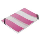 アメリカンベース   GG1966のクリーミィー　ピンク Notebook :placed flat