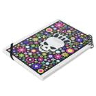 cooljapan.tokyoのColorful skull Notebook :placed flat