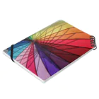 w_yutaka_wのColorful Umbrella Notebook :placed flat